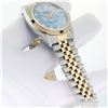 Image 9 : Rolex Men's Two Tone Diamond & Sapphire Datejust Wristwatch