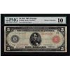 1914 $5 Federal Reserve Note Chicago Red Seal Fr.838b PMG 10 Very Good