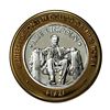 Image 1 : .999 Silver Plaza Las Vegas, Nevada $10 Casino Limited Edition Gaming Token
