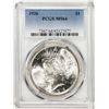 1926 $1 Peace Silver Dollar Coin PCGS MS64