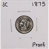 Image 1 : 1875 Proof Three Cent Nickel Coin