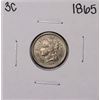 Image 1 : 1865 3 Cent Nickel Coin
