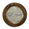 Image 2 : .999 Fine Silver Aladdin Resort & Casino Las Vegas $10 Limited Edition Gaming Token