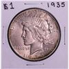 Image 1 : 1935 $1 Peace Silver Dollar Coin
