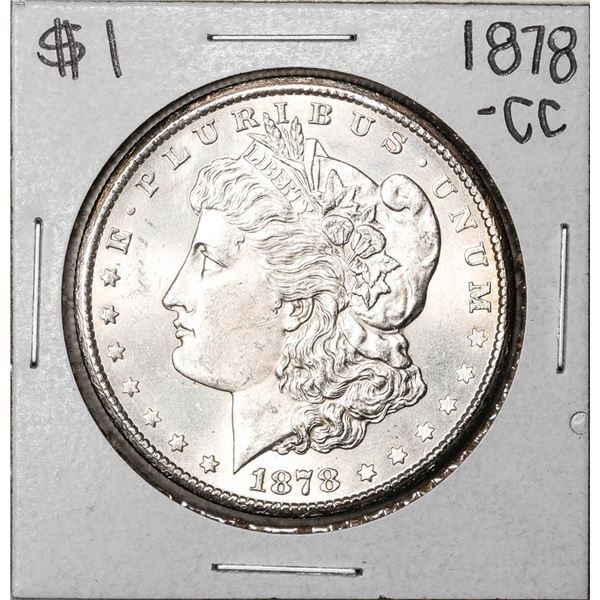 1878-CC $1 Morgan Silver Dollar Coin