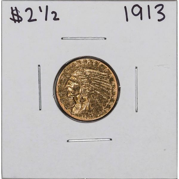 1913 $2 1/2 Indian Head Quarter Eagle Gold Coin