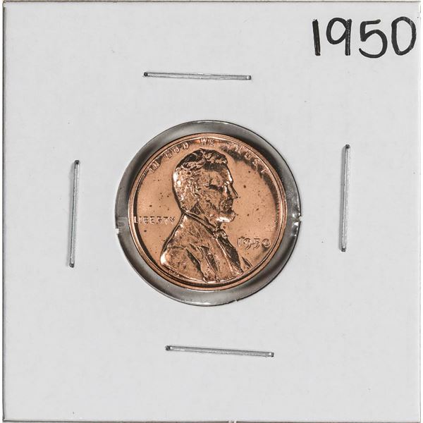 1950 Proof Lincoln Wheat Cent Coin