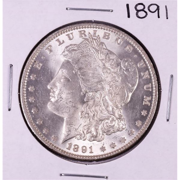 1891 $1 Morgan Silver Dollar Coin