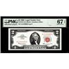 Image 1 : 1963 $2 Legal Tender Note Fr.1513 PMG Superb Gem Uncirculated 67EPQ