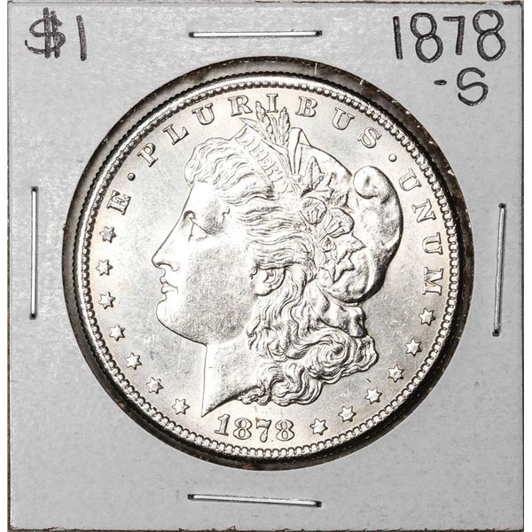 1878-S $1 Morgan Silver Dollar Coin