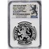Image 1 : 2017 Netherlands Proof Lion Dollar Restrike Silver Coin NGC PF70 Ultra Cameo FYOI