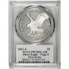 Image 2 : 2021-S Type 2 $1 American Silver Eagle Coin PCGS PR70DCAM Emily Damstra Signature FS