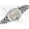 Image 2 : Rolex Ladies Stainless Steel Pink Diamond Datejust Wristwatch