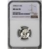 Image 1 : 1945-D Mercury Dime Coin NGC MS66FB