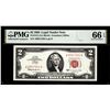Image 1 : 1963 $2 Legal Tender Note Fr.1513 PMG Gem Uncirculated 66EPQ