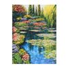 Image 1 : Behrens (1933-2014) "Shimmering Waters Of Giverny" Limited Edition Giclee On Canvas