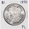 Image 2 : 1890 $1 Morgan Silver Dollar Coin Proof Like