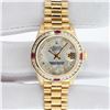 Image 3 : Rolex Ladies 18K Yellow Gold MOP Diamond & Ruby President Datejust Wristwatch