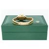 Image 8 : Rolex Ladies 18K Yellow Gold MOP Diamond & Ruby President Datejust Wristwatch