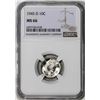 Image 1 : 1945-D Mercury Dime Coin NGC MS66