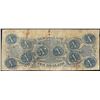 Image 2 : 1863 $10 Confederate States of America Note