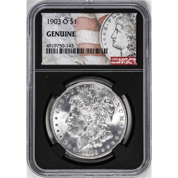 1903-O $1 Morgan Silver Dollar Coin NGC Genuine