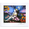 Image 1 : Mark Kostabi "Moonlight And Magnolia" Limited Edition Serigraph On Paper