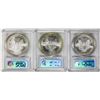 Image 3 : Lot of 2006-2008 $1 American Silver Eagle Coins PCGS MS69 First Strike