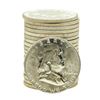 Image 1 : Roll of (20) Brilliant Uncirculated 1962-D Franklin Half Dollar Coins