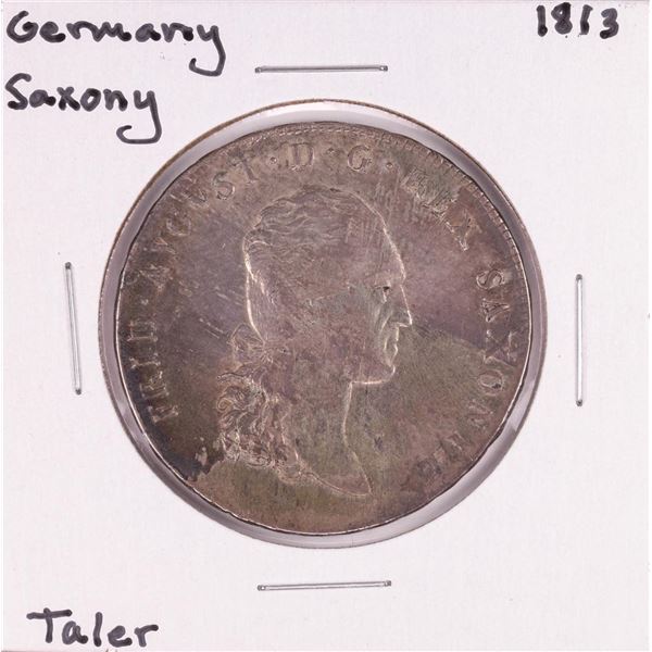 1813 Germany Saxony Taler Coin