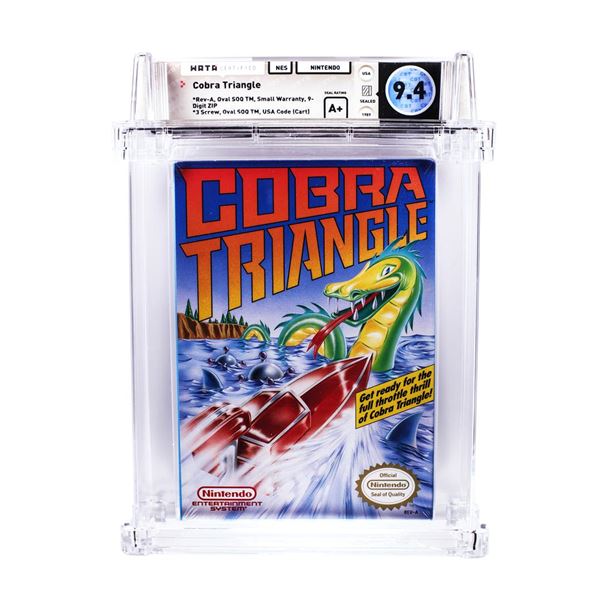 Cobra Triangle NES Nintendo Sealed Video Game WATA 9.4/A+