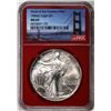 Image 1 : 1986-S $1 American Silver Eagle Coin NGC MS69