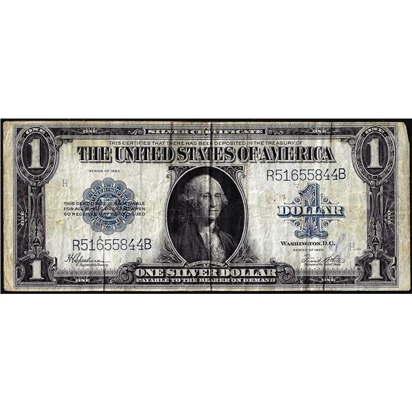 1923 $1 Silver Certificate Note
