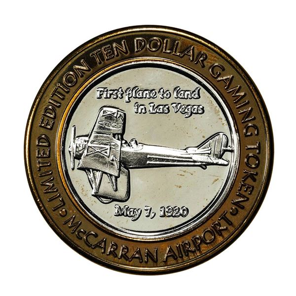 .999 Silver McCarran International Airport Las Vegas, NV $10 Limited Gaming Token