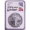 Image 1 : 2020 $1 American Silver Eagle Coin NGC MS70 Don Everhart Signature