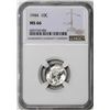 Image 1 : 1944 Mercury Dime Coin NGC MS66