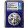 Image 1 : 2021(P) Type 1 $1 American Silver Eagle Coin NGC MS70 First Day Issue Philadelphia
