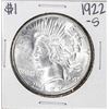 Image 1 : 1922-S $1 Peace Silver Dollar Coin
