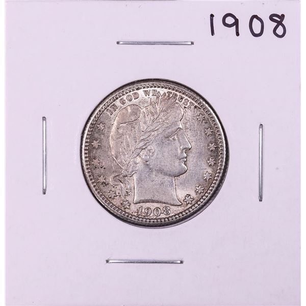 1908 Barber Quarter Coin