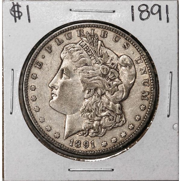 1891 $1 Morgan Silver Dollar Coin