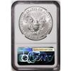 Image 2 : 2021 Type 1 $1 American Silver Eagle Coin NGC MS70 First Releases Mercanti Signed