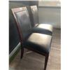 Image 2 : 2 x Leather-Style Wooden Banquet Chairs