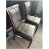 Image 3 : 2 x Leather-Style Wooden Banquet Chairs