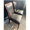 Image 2 : 2 x Leather-Style Wooden Banquet Chairs