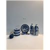 Image 1 : Assortment Of Decorative Blue Kitchen Ware