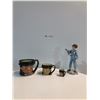 Image 1 : Little Boy With Pet Stature And Royal Dalton Dalton Patty Mug Set