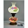 Image 1 : Vintage Double Globe Floral Lamp