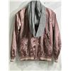 Image 1 : Ardene Size M Pink Bomber Jacket with Ardene Infinity Scarf