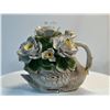 Image 1 : Ceramic Swan with Floral Arrangment