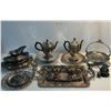 Image 1 : Assorted Antique Silver-Plated Dishware